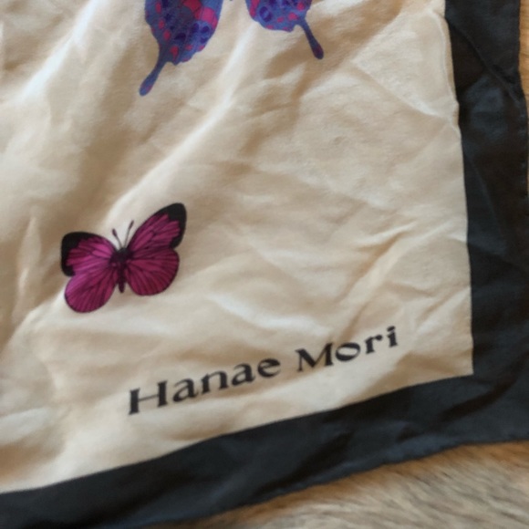 HANAE MORI silk butterfly scarf/head band - Picture 4 of 8